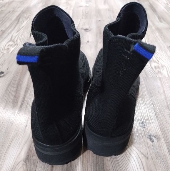 Rothy’s The Lug Boot Onyx Black Size 11.5 - Picture 3 of 5